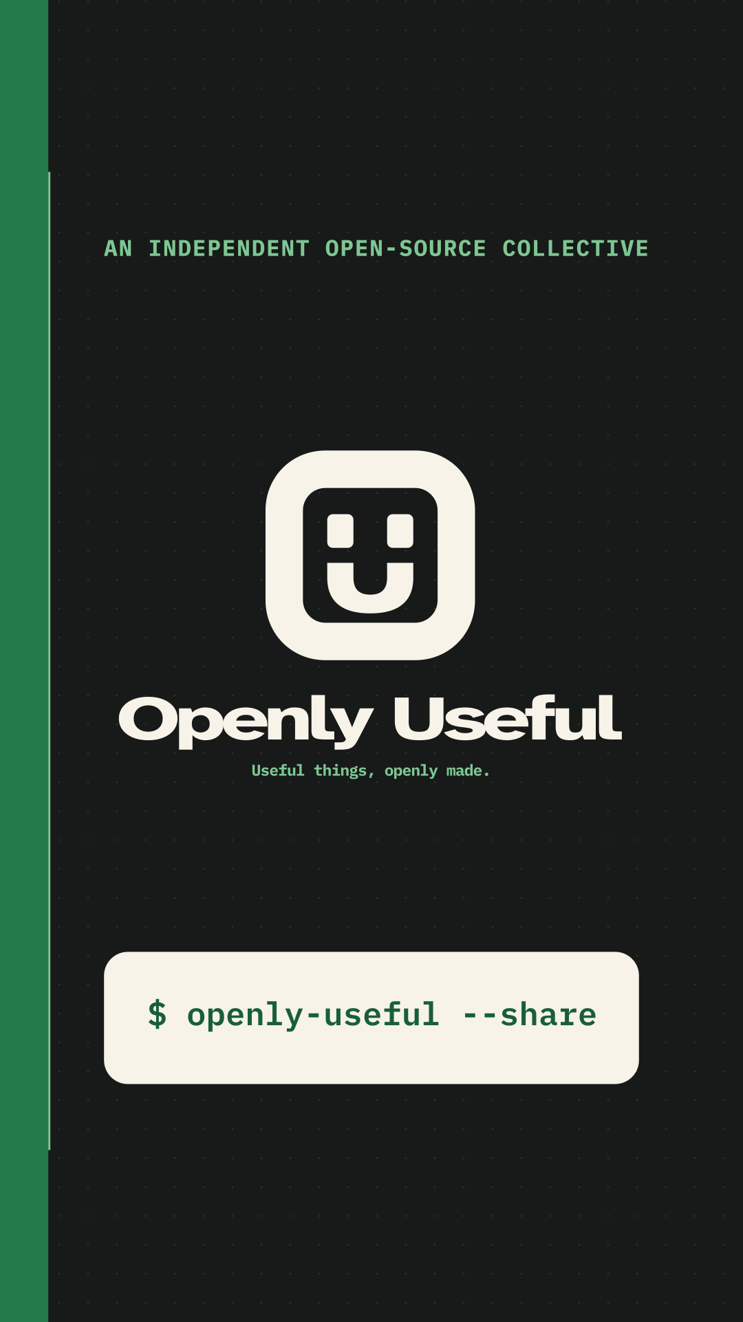 Vertical Openly Useful Story and Reel cover